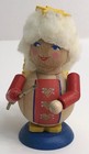 Steinbach Pretzel Man Cupid Bartender Wood Christmas Ornaments Vintage Lot Of 3