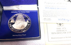 1974  Silver Jamaica  10 Ten Dollar Giant  Proof Coin With Coa Sir Henry Morgan