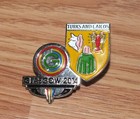 Turks And Caicos Glasgow 2014 Collectible Enamel Souvenir Lapel Pin  htf 