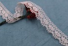 Antique French Bobbin Lace Trim Ribbon Cotton Dentelle Du Puy En Velay Vintage
