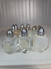 Vintage Mini Crystal Cut Glass Salt Pepper Shakers Mega Lot Of 14 Mixed Styles
