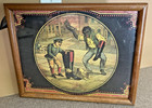 Antique Advertisement Mason s Blacking Boot Polish Victorian Logo Framed 1800 s