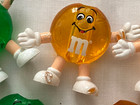 Vintage M m s Candy String Light Covers Lot Of 14 Hard Plastic