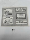 Us No 1 Drive In Theatre Program Handbill Waycross Georgia Elmer Gantry