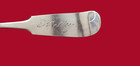 Coin Silver Fiddle Thread Sugar Spoon Kelly Mono Made By Burritt   Son  13541