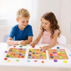 Wooden Alphabet   Numbers Shapes Puzzle Set Educational Board For Toddlers Kids