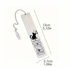 Cat Bookmark For Book Lovers  Gifts For Women Men - Stainless Steel Metal Boo   