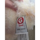 G By Gund Schlepp Teddy Bear Plush Ivory Shaggy Stuff Animal