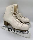 Jackson Mystique Figure Ice Skates For Women White  Size 6 5 With Blade Covers