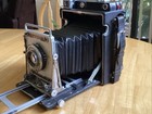 Graflex Crown Graphic 4x5 Large Format Press Camera W Kodak Ektar F4 7 - 127mm