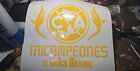 Club America Aguilas  Campeon 2024   Cut Decal Sticker  Amarillo 10 x 9   
