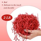 Outus 2lb Crinkle Cut Paper Shred Filler Shredded Paper For Gift Box  red 
