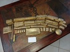 1920 Grams Of Melted Gold Fingers  Pins  Etc 
