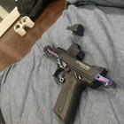 Lancer Tactical Tandemkross Cthulhu Green Gbb Airsoft Pistol Black titanium