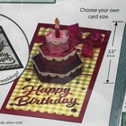 Karen Burniston Pop-up Cake Trims Birthday Interactive Dies Set Of 2