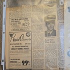Vietnam War Airborne Parachute Certificate Amd Newspaper Clipping 1969