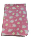 Parents Choice Baby Girl Fleece Blanket Pink Floral Flowers Security Lovey 39x29