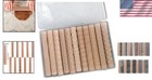 Premium Quality Wooden Rollers - Textured Patterns For Pottery And Food Arts