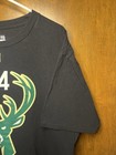 Milwaukee Bucks Nba G  Antetokounmpo   34 Jersey T-shirt Men Xl Adidas Black