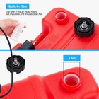 6 Gallon  24l Portable Gas Can Fuel Tank Container Spare Storage For Marine Boat