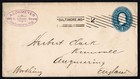 Usa  1895 Postal Stationery  1c Blue  Baltimore Md  To England  Fine Cover