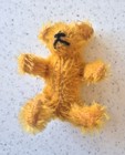 Schuco Gold Mohair Miniature Jointed Tiny Teddy Bear 4 3 4  Not Steiff