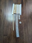 Lot 3 Yardage Of 3 Diff Small Vtg French Laces Ivory To Ecru Colors Never Used