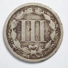 1866 Three Cent Nickel 3c Exact Shown