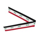 Iraqi Flag Soft And Breathable Lightweight Headscarf One Size  Black