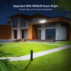 Sansi Led Camera Security Light Outdoor Motion Sensor 4000lm Smart Night Vision