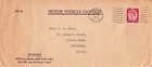 4 Great Britain Perfin Covers