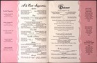 1948 The Stevens Chicago Boulevard Room Dinner Menu Interior Illustration