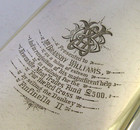 Superb Sterling Silver Wwi Era Red Cross Newcastle Related Cigar Case 1916 180g