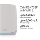 Netgear - Orbi 750 Series Ax5200 Tri-band Mesh Wi-fi 6 System  2-pack  - White