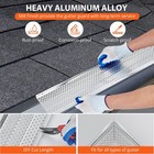 Gutter Guards  6 In Wide  52 Ft Length  aluminum Leaf Diy Gutter Cover System