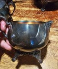Silver Vintage Serving Set Tea And Coffee With Creamer And Sugar Bowls Set