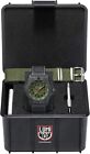 Luminox Navy Seal Men s Quartz Watch Black Green 45 Mm Date Xs 3517 nq set Nib