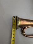 No Mouth - Vintage Cavalry Bugle  Signal Horn Copper   Brass Patina Old  charity