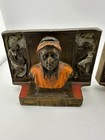 Antique K o Dante Bronze Clad Art Deco Bookends Pair Kronheimer Oldenbusch Desc