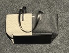 Michael Kors - Jet Set Medium Two-tone Logo Tote Bag