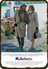 1984 Burberrys Of London Trenchcoats Vintage Look    Replica Metal Sign   