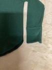 Zenana Women   s Knit Waffle Top Long Sleeve Green Sz M Euc