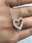 2ct Round Simulated Diamond Pendant Necklace In 14k Yellow Gold Sterling Silver