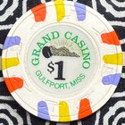Grand  1 Gulfport  Mississippi Casino Chip V1130
