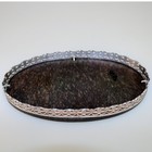 An Unusual Antique English Sterling Solid Silver   Bakelite Small Tray  C 1929