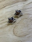 Vintage Barra Sterling Silver Star Shaped Earrings 925