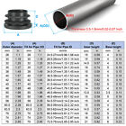 1 25  Plastic Tubing End Caps  40pcs Round Hole Plug Insert  Black