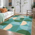  Easy Jute Rainbow 5x7 Living Room Rugs  Washable Modern Geometric Outdoor 