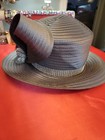 Derby Hat  Church Wedding Ladies Hat Size 7  Silver Stunning 