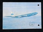 Kuwait Early Vintage Postal Used Kuwait Airlines Airplane Picture Postcard 
